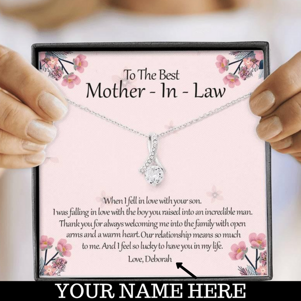 Mother and Son Necklace, Mom Appreciation Present, Boy Mom Gift