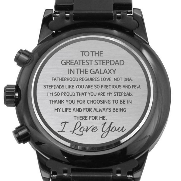To My Stepdad Gift Watch - Greatest in Stepdad in the Galaxy display picture 3