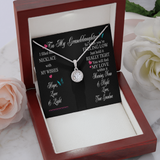 Gift For Granddaughter from Grandma - My Wishes For You Necklace