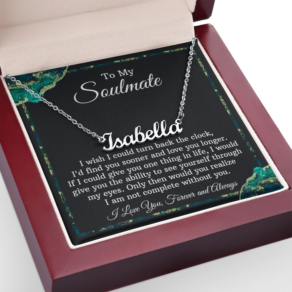 Custom Gift For Soulmate- Name Necklace