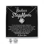 Stepmom Love Knot Necklace & Earring Set From Step Daughter