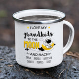 Moon And Back White Camping Mug