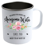 Awesome-wife White Camping Mug