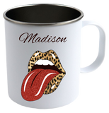 Tounge White Camping Mug
