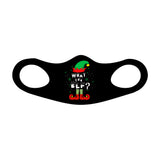 What The Elf Christmas Fitted Face Mask And Covering. Perfect for yourself, family and friends. Makes a great gift and stocking stuffer!Cozy and breathable.No uncomfortable elastic to rub. Non-medical-grade,Made in USA, Washable, Reusable, Easy to speak through, non-volume-canceling