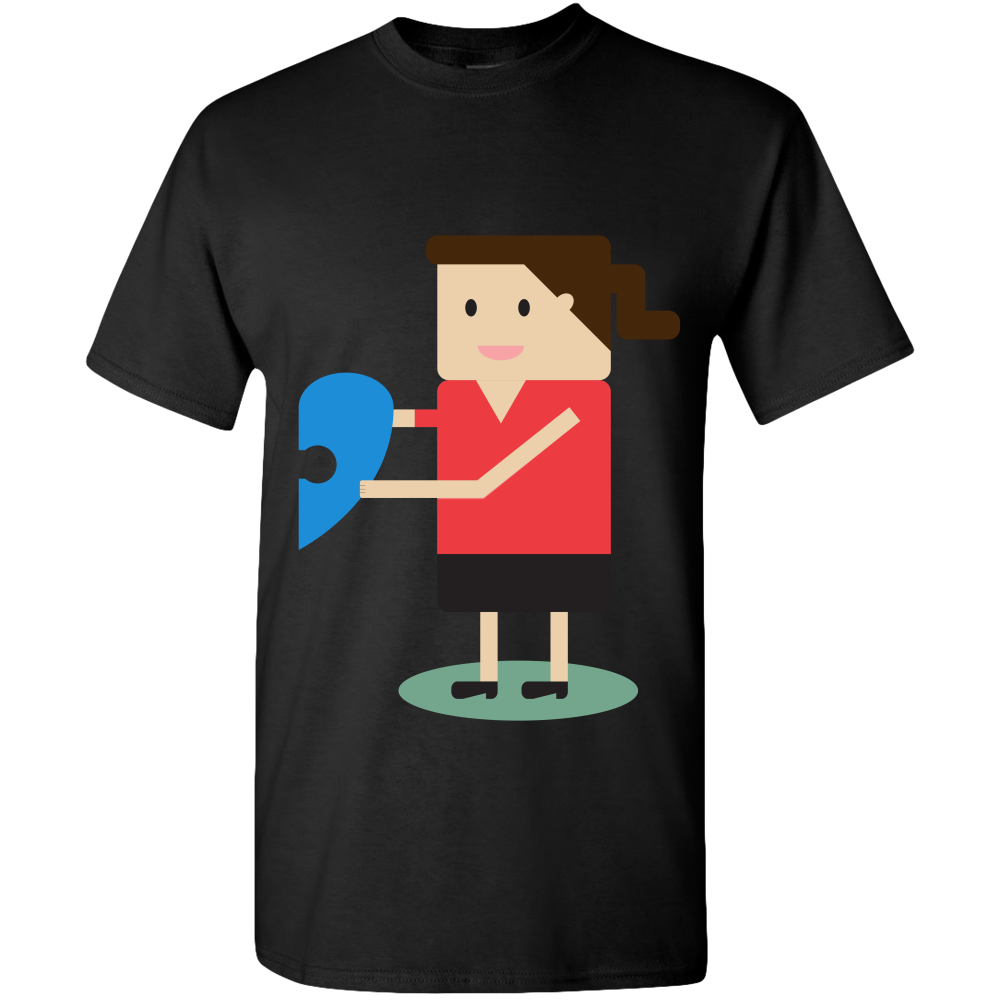 Complete Me Girl Valentine's Day Tee Shirt