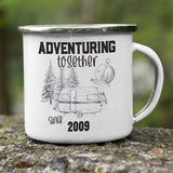 Adventuring Together White Camping Mug
