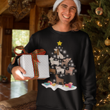 DOG CHRISTMAS TREE- SWEAT SHIRT