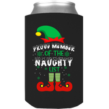 Proud Member Of The Naughty List Christmas Can Wrap. Keeps Your Beverages ICE COLD! All Standard Sized Cans. .JUST RELEASED, Limited Time Only, Not available in stores. Makes for the perfect Christmas Gift or Stocking Stuffer! Cuddle with your lover, your family or friends and enjoy a cold beverage while cuddling around the TV set, Laptop or fireplace!
