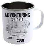 Adventuring Together White Camping Mug