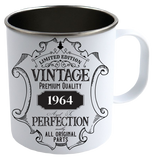 Aged To Perfection White Camping Mug