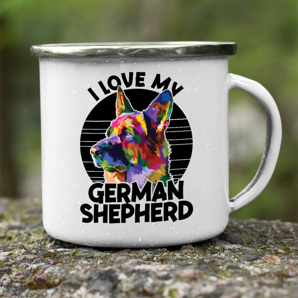 German Shephard Camping Mug