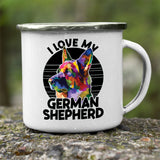 German Shephard Camping Mug