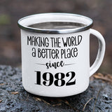 Making The World A Better Place Camping Mug