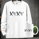 Hugs And Kisses Sweatshirt With Coffee Mug