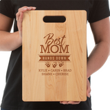BEST MOM HANDS DOWN CUTTING BOARD