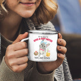 Give A Shit White Camping Mug