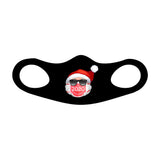 Santa 2020 Christmas Fitted Face Mask And Covering. Perfect for Yourself, family and friends. Makes a great gift and stocking stuffer!Cozy and breathable.No uncomfortable elastic to rub. Non-medical-grade,Made in USA, Washable, Reusable, Easy to speak through, non-volume-canceling