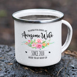 Awesome-wife White Camping Mug