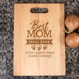 BEST MOM HANDS DOWN CUTTING BOARD