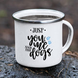 You Me And Dogs Camping Mug
