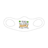 St. Patrick's Day Teachers Fitted Face Mask