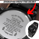 Engraved Watch Gift For Husband Gift From Wife - My Soulmate, My Everything