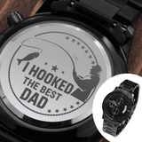Engraved Watch Gift For Biker Dude Dad From Daughter, Son
