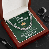 Boyfriend Gift For Men - My Irish Stud Chain Link Necklace