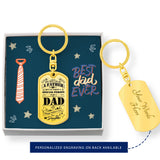 Personalized Father's Day Key Chain Gift From Daughter