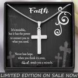 Wear your faith proudly with this stunning artisan crafted 14k white gold finish Cross Necklace. Perfect gift idea for you or your loved one.  Perfect for special occasions or everyday wear.   Sizing is appropriate for all ages, and tasteful for both men and women. The artisan crafted detail makes this pendant stand out from other cross necklaces. Includes a luxury adjustable snake chain, 18" - 22" and attaches with an easy to use lobster clasp. 