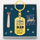 Personalized Father's Day Key Chain Gift From Daughter