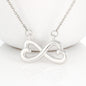 "BEST MOM" HEART-SHAPED INFINITY NECKLACE - (FROM SON)