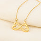 "BEST MOM" HEART-SHAPED INFINITY NECKLACE - (FROM SON)