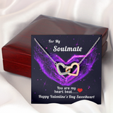 Valentine's Day Sweetheart You Are My Heartbeat Necklace