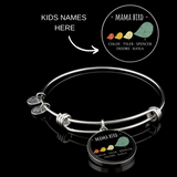 Cute Personalized Gift For Mom - Mama Bird Bangle