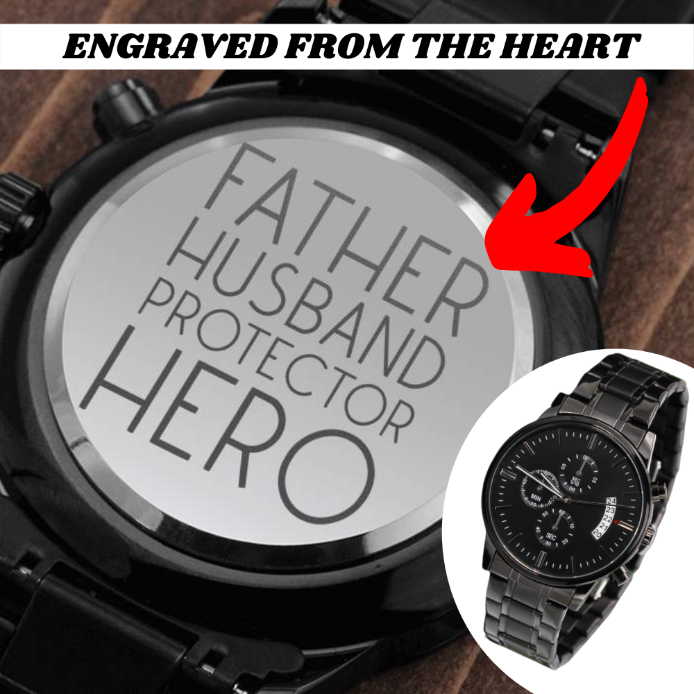 Watch Gift For Father - Engraved Luxury Watch