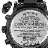 Gift For Him - Engraved Watch - My Best Friend