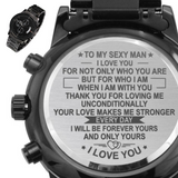 Gift For Him - Engraved Watch - To My Sexy Man