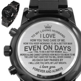To My Husband Engraved Watch Gift - Forever and Always