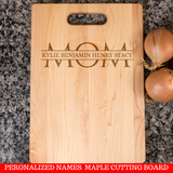 CUSTOM NAMES MOM ~ CUTTING BOARD