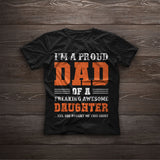 Proud Dad Of Daughter Tee