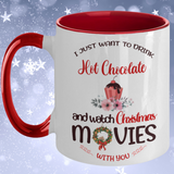 Hot Chocolate and Christmas Movies Coffee Mug