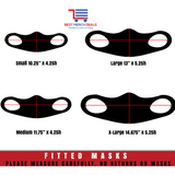 Teachers Change The World Fitted Face Covering Color Black or White