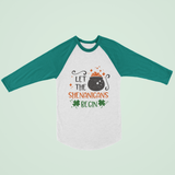 St. Patrick's Day Woman's 3/4" Raglan Tee Shirt - Shenanigans