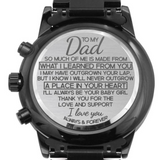 Gift For Father From Daughter - Engraved Watch