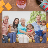 Personalized Custom Photo or Image Rectangle Glass Cutting Board. 11"w x 15"h. Personalize with any Family, Pet or other photo/image to create a keepsake that will last a lifetime. Perfect gift for Christmas, Birthday's, Anniversaries, Mother's day and many more occasions.