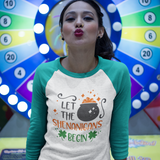 St. Patrick's Day Woman's 3/4" Raglan Tee Shirt - Shenanigans