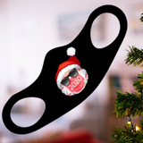 Santa 2020 Christmas Fitted Face Mask And Covering. Perfect for Yourself, family and friends. Makes a great gift and stocking stuffer!Cozy and breathable.No uncomfortable elastic to rub. Non-medical-grade,Made in USA, Washable, Reusable, Easy to speak through, non-volume-canceling
