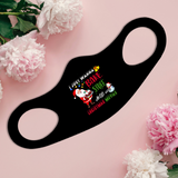 I Just Wanna Bake And Watch Christmas Movies Fitted Face Mask And Covering. Perfect for mom, yourself, family and friends. Makes a great gift and stocking stuffer!Cozy and breathable.No uncomfortable elastic to rub. Non-medical-grade,Made in USA, Washable, Reusable, Easy to speak through, non-volume-canceling